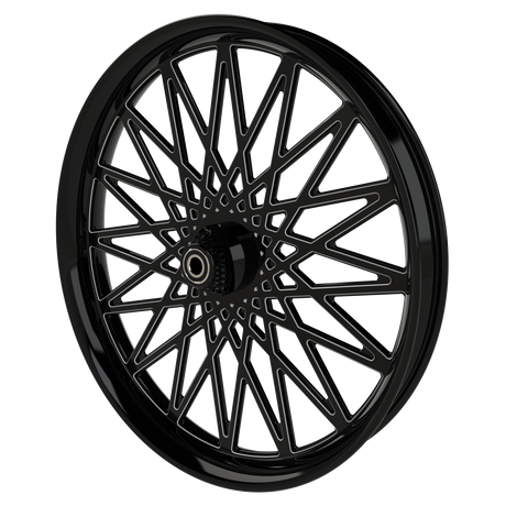 Gasser Harley V-Rod Black Double Cut Wheels