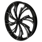 Guinzu 3D Harley Black Double Cut Wheels