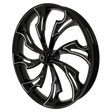 Guinzu 3D Indian Black Double Cut Wheels