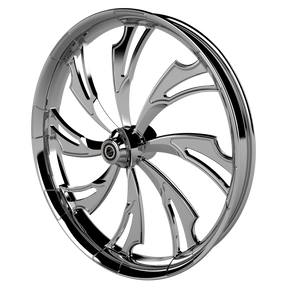 Guinzu Bulldog Fat Tire Chrome Wheels