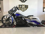 21 Inch Guinzu Black Double Cut Harley Wheel