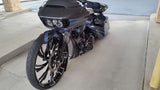 Guinzu matching rotor on motorcycle wheel