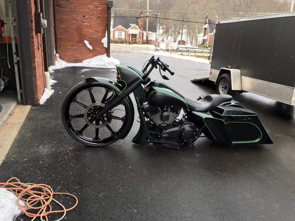 High Stakes Harley Touring Black Wheels