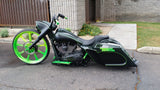 High Stakes matching rotor on motorcycle wheel