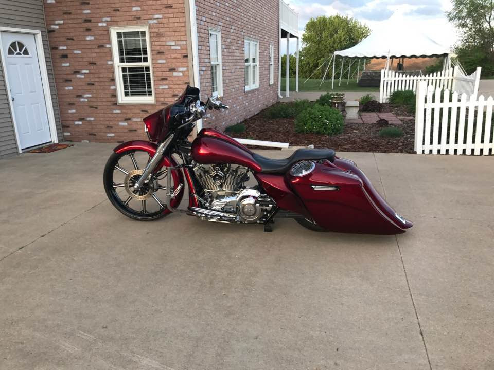 High Stakes matching rotor on motorcycle wheel