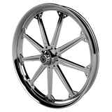 High Stakes Harley Touring Chrome Wheels
