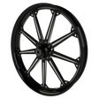 High Stakes Bulldog Fat Tire Black Double Cut Wheels