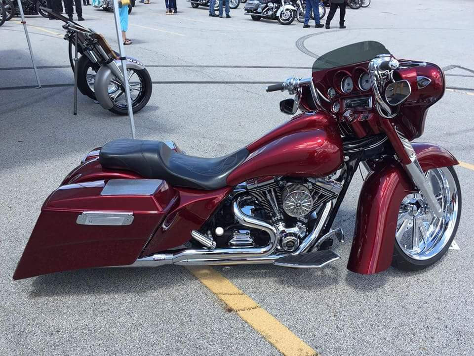 Hot Rod Harley Touring Chrome Wheels