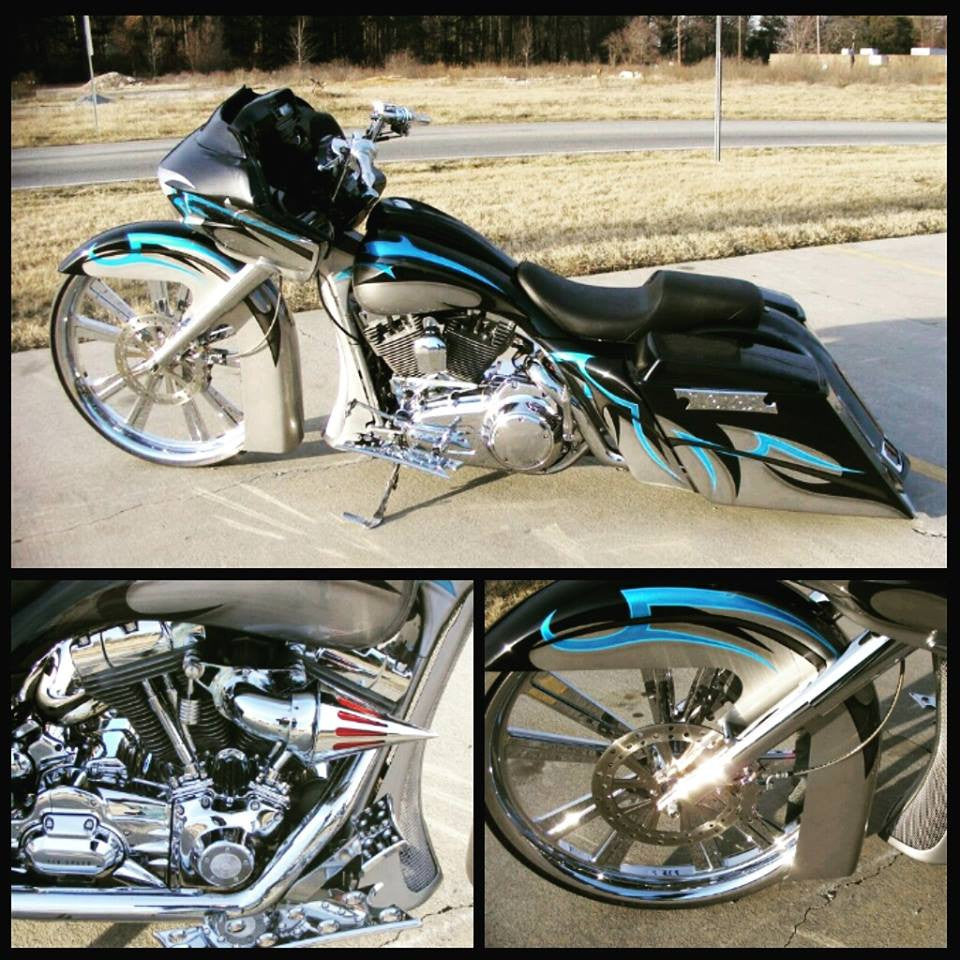 Hot Rod Harley Pan America Chrome Wheels