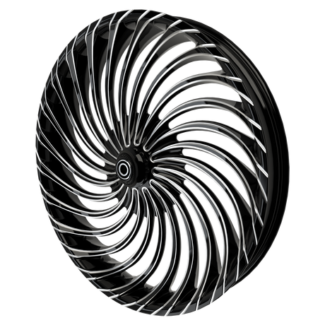 Hurricane 3D Indian Black Double Cut Wheels
