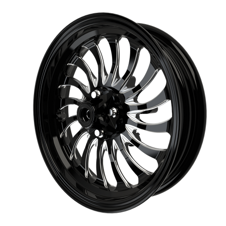 Hurricane Mini Moto Wheel Set | Honda Grom/Monkey | Kawasaki z125 in double cut angled