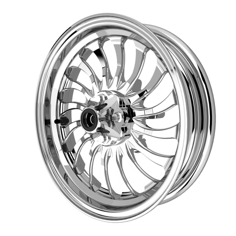 Hurricane Mini Moto Wheel Set | Honda Grom/Monkey | Kawasaki z125 in polished