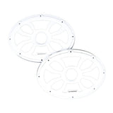 Diamond Audio 6.5" Flush Mount Speaker Grills - White (Pair) - HXM69FWW