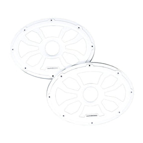 Diamond Audio 6.5" Flush Mount Speaker Grills - White (Pair) - HXM69FWW