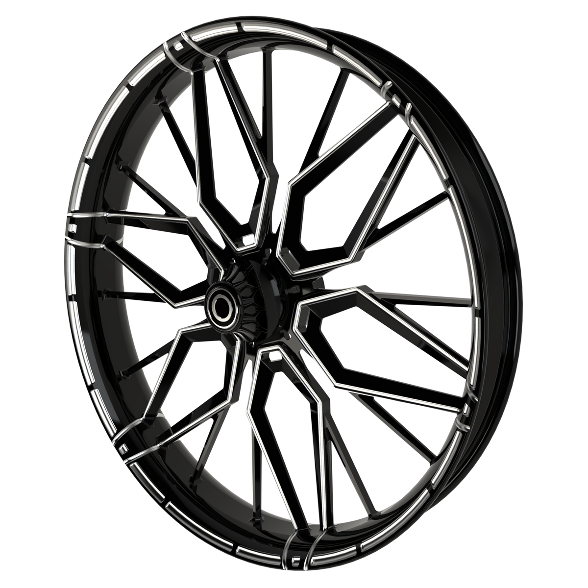 Hypex Harley Touring Black Double Cut Wheels