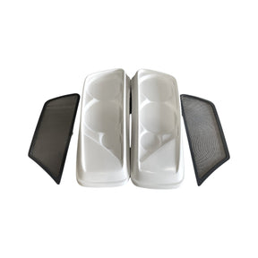 Insane Asylum D65B Bond-On Lids: Dual 6.5" Fiberglass Speaker Lids (2014-2023)
