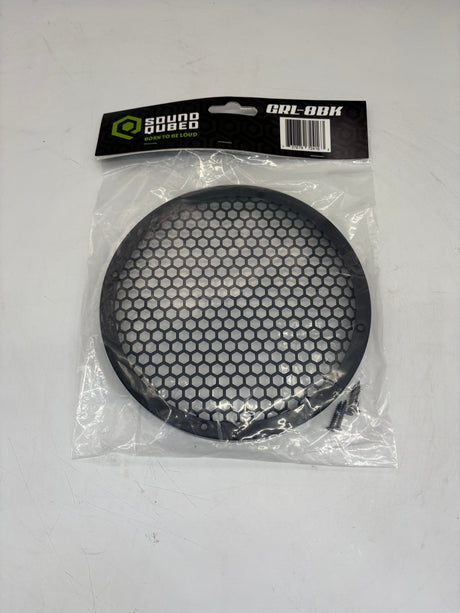 SoundQubed 8" Black Q-Shape Speaker Grille