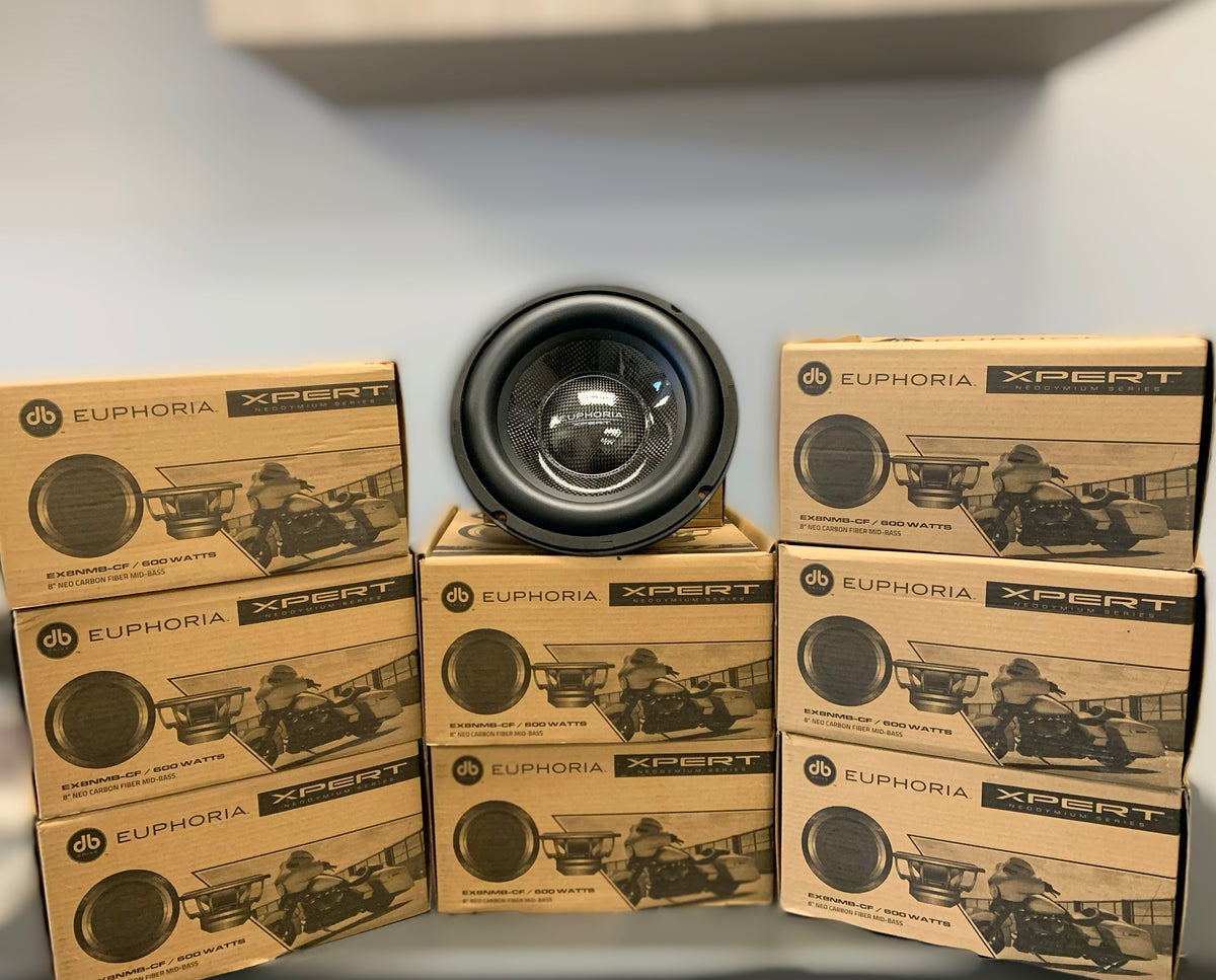 EUPHORIA XPERT EX8NMBCF CARBON FIBER MIDBASS SPEAKER 8" Audio Hoggz