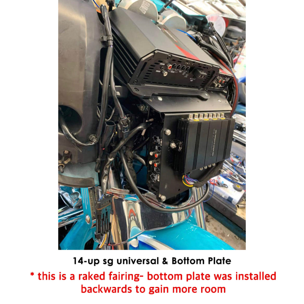 XEL Street Glide Amp Rack Bottom Plate