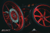 Imitator Harley Softail | Dyna | Sportster Candy Red Cut Wheels