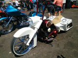 Infinity matching rotor on motorcycle wheel