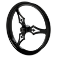 Iron Trinity Harley Touring Black Wheels