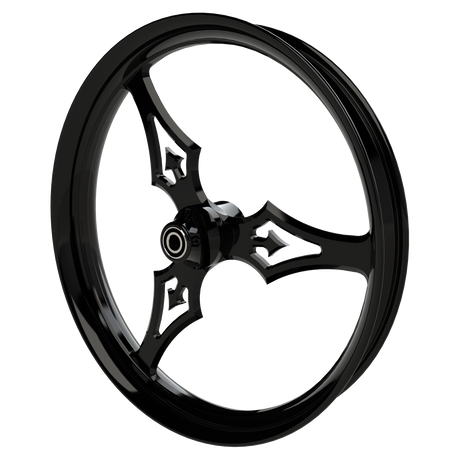 Iron Trinity Harley Touring Black Wheels