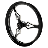 Iron Trinity Metric Black Double Cut Wheels