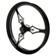 Iron Trinity Bulldog Fat Tire Black Double Cut Wheels