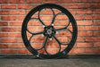 23x5.5" BLACK DOUBLE CUT RETRO 5  (2014-2023 HD TOURING)