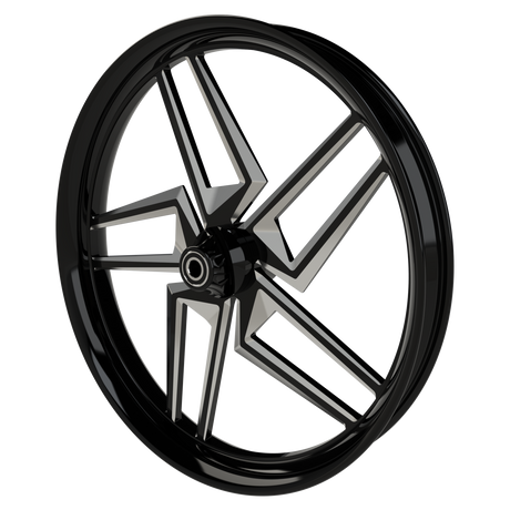 Kryptec Bulldog Fat Tire Black Double Cut Wheels