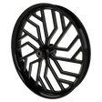 Legacy Harley Touring Black Double Cut Wheels