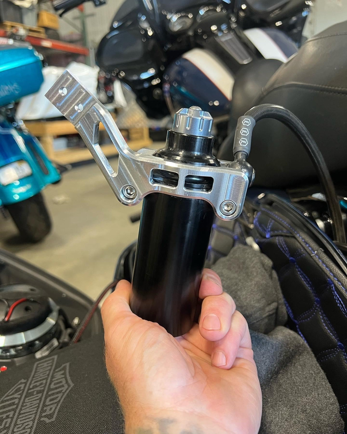 Curly's Inc Ohlin's & Legend's Remote Reservoir Mounts