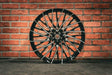 21X3.25" BLACK DOUBLE CUT DIRTY SPOKE (2024+ HD TOURING)