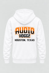 Audio Hoggz "If It's Too Loud, You're Too Old" Hoodie - White - back