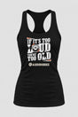 Audio Hoggz "If It's Too Loud, You're Too Old" Women's Tank Top - Black - front