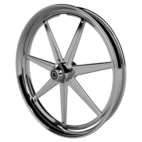 Lucky 7 Bulldog Fat Tire Chrome Wheels