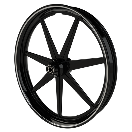 Lucky 7 Harley Pan America Black Double Cut Wheels