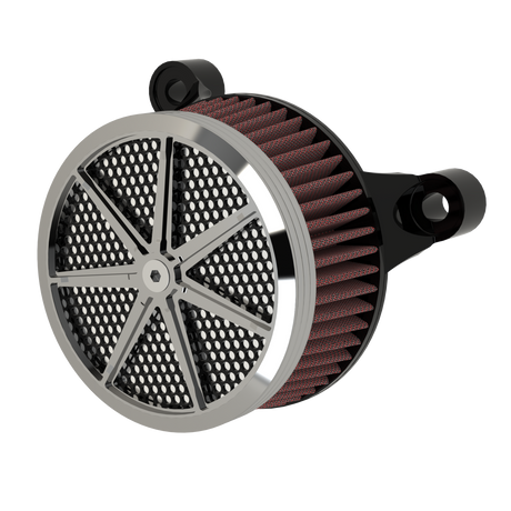 Lucky 7 Air Cleaner in chrome