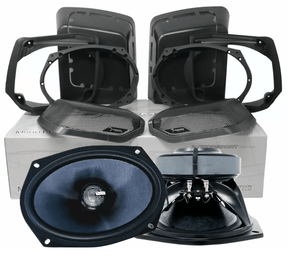 Diamond Audio 1998-2013 Harley Davidson Cut In Speaker Lid Kit with MS692CX2 (2Ω) - MSMS692CX2LK13