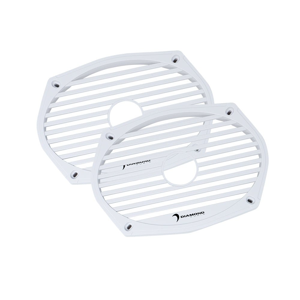 Diamond Audio 6 x 9″ White Grills (Pair) - MS69CXG