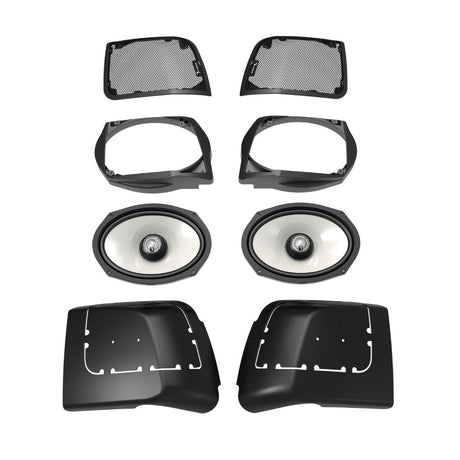Diamond Audio 2014-2023 Harley Davidson® Cut In Lid Kit with HXM69F2 (2Ω) Speakers - MSHXM692LK