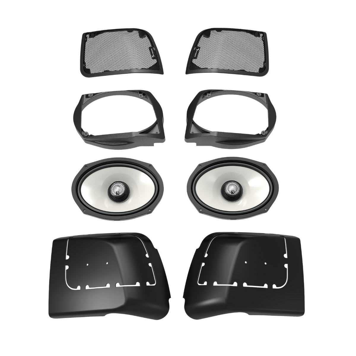 Diamond Audio 2014-2023 Harley Davidson® Cut In Lid Kit with HXM69F4 (4Ω) Speakers - MSHXM694LK