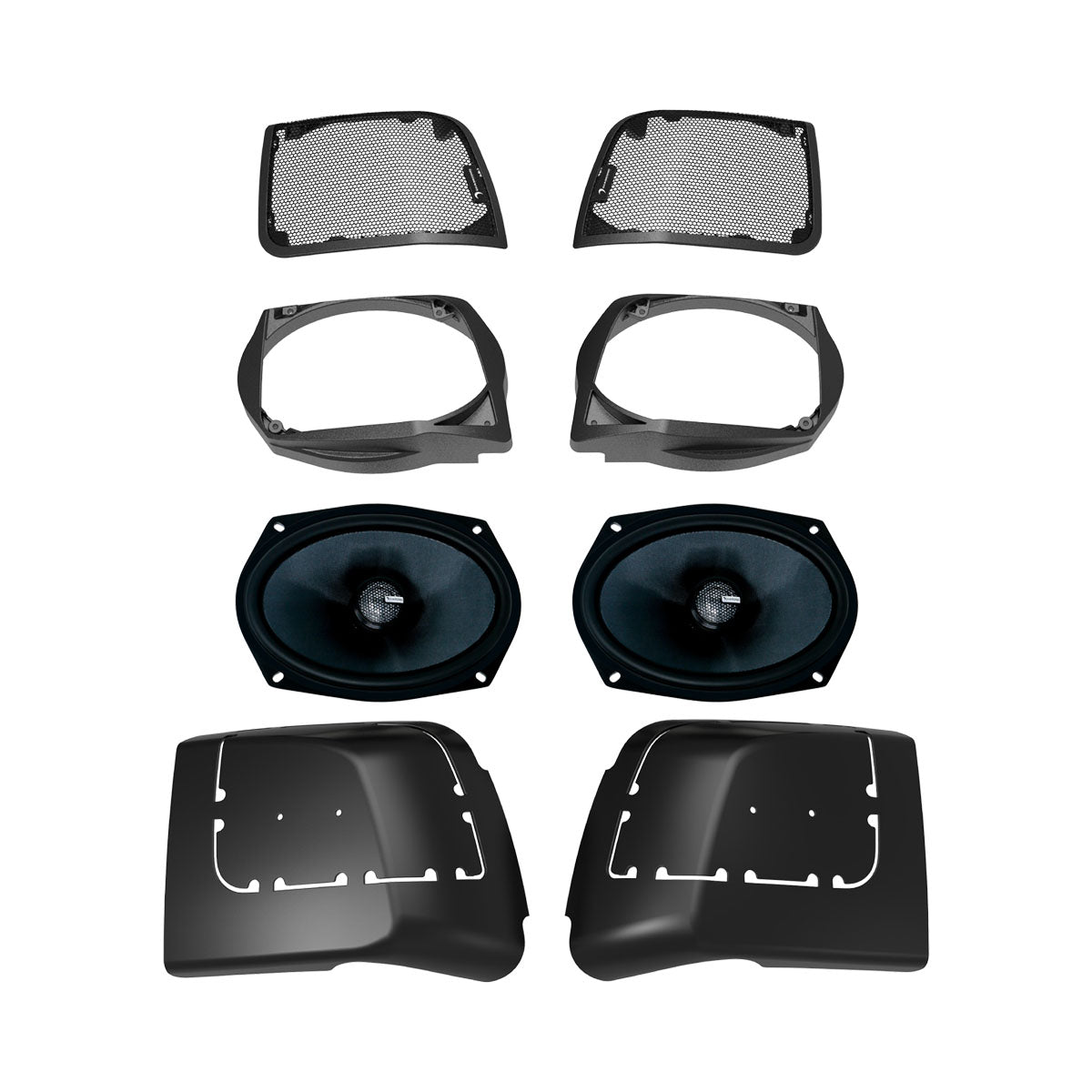 Diamond Audio 2014-2023 Harley Davidson® Cut In Lid Kit with MS692CX2 (2Ω) Speakers - MSMS692LK