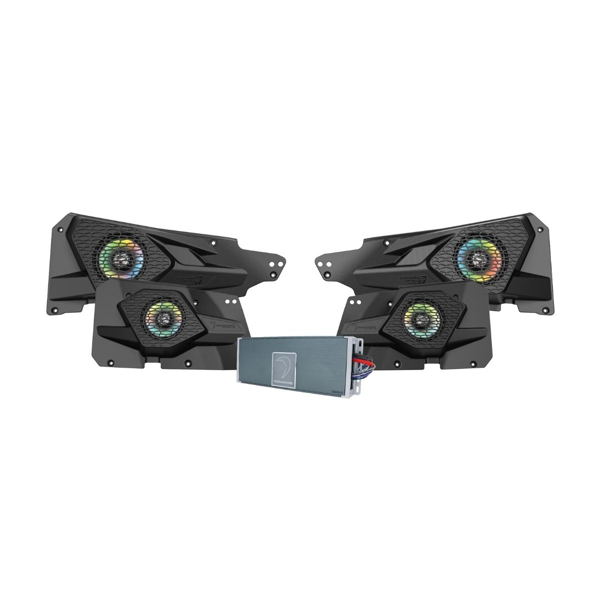 Diamond Audio 2014+ RZR 2DR / 4DR Power Sports Speaker with Waterproof Amplifier - MSRZRKM14