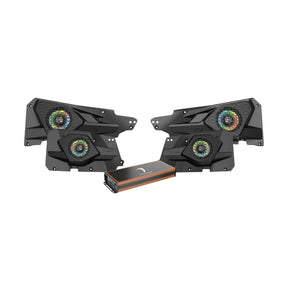 Diamond Audio 2014+ RZR© 4DR 6.5" All-Weather Coaxial Speaker System with Class D Amplifier - MSRZRKD14