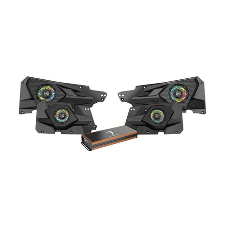 Diamond Audio 2014+ RZR© 4DR 6.5" All-Weather Coaxial Speaker System with Class D Amplifier - MSRZRKD14