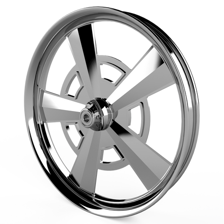 Muscle Bulldog Fat Tire Chrome Wheels