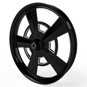 Muscle Harley Touring Black Double Cut Wheels