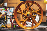 Narcos Bulldog Fat Tire Gold Wheels